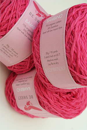 Be Sweet Bambino Yarn in candy pink